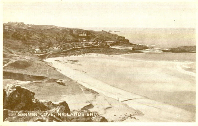 1930s postcard Sennen Cove Land's End Cornwall