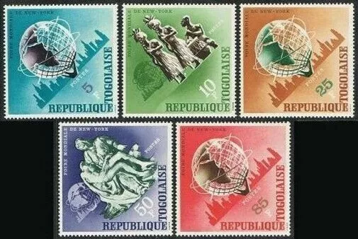 Togo NY World's Fair # 533 - 537 Mint NH Complete 1965 Topical Set
