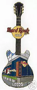 Hard Rock Cafe LEEDS. Facade Series. Guitar Pin. RARE.