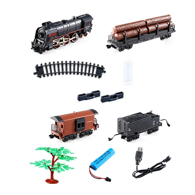 1/87 HO Ensemble de rails de train à vapeur britanniques 0-4-0 en alliage, locomotive électrique, cadeau pour adolescents
