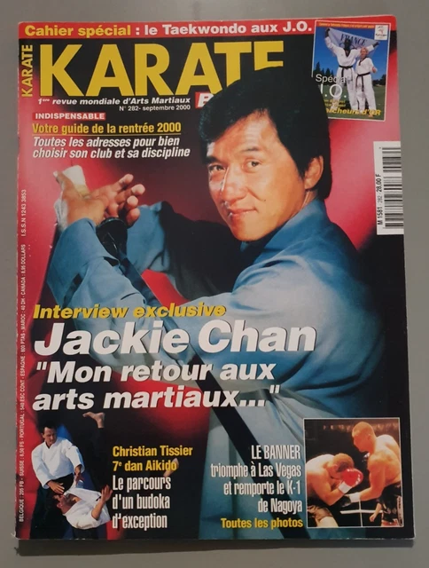 Revue Karate Bushido N°307 De 2002 - Jackie Chan, Le Banner, K1 - Très Bon état