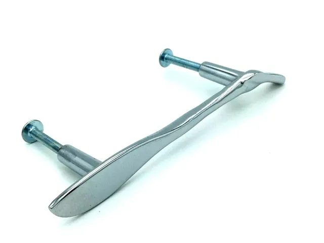 KNIFE HANDLES 76mm polished chrome cupboard door cabinet drawer pull handle (71)