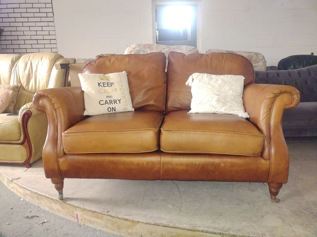 Derwent Parker Knoll Leather Sofa Settee Delivery Poss