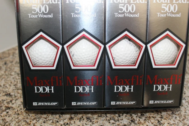 12 BALLES DE GOLF / NEUVES EN BOITE  MAXIFLI TOUR LTd.500     DUNLOP...15D 5