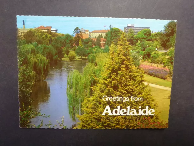 Retro Australian Postcard- Greetings From Adelaide, Sa