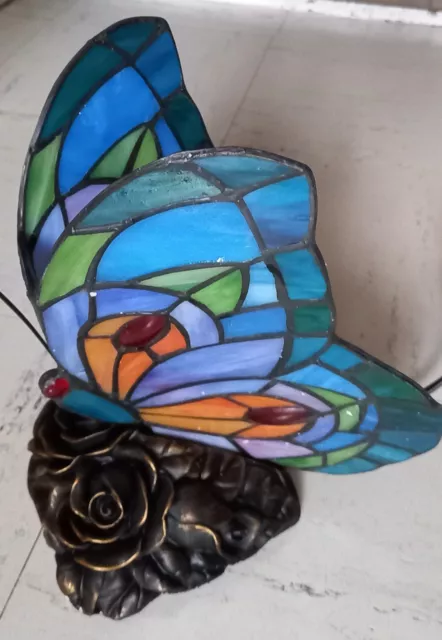 Lampe Schmetterling, Butterfly, Deko, Tiffany-Style