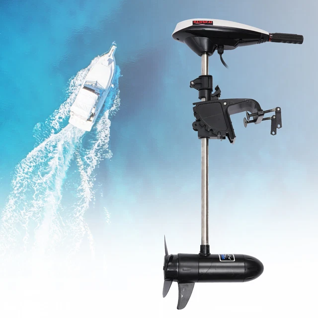 Moteur Hors-Bord Électrique Pour Kayak Ou Paddle – Hélice 3 Pales En Alu, Support Réglable, Propulseur De Secours