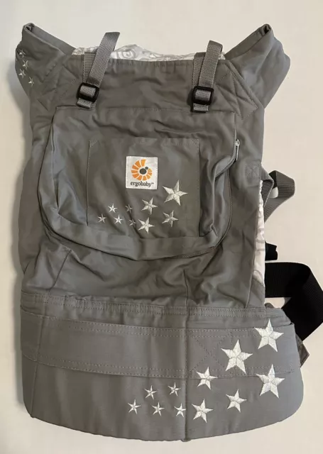 Portabebé Ergo original Galaxy gris estrella ergobaby 100 % algodón