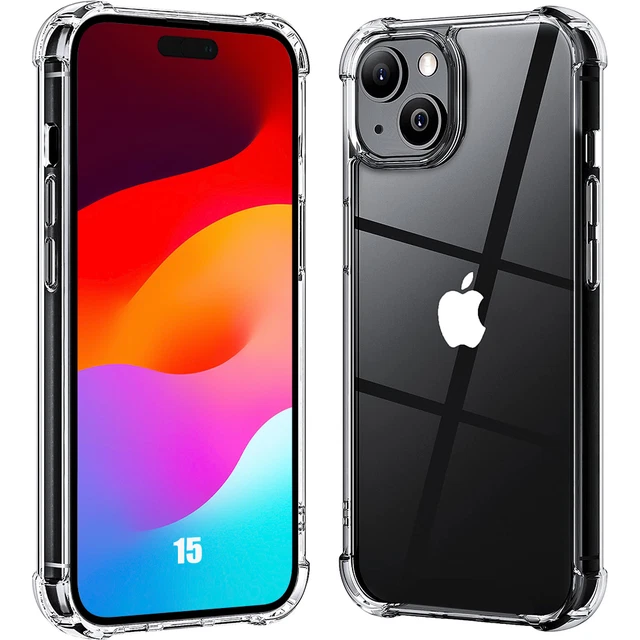 Coque IPhone Silicone Brillante - Compatible 6 à 13 - Protection Mince Avec Chargement Qi