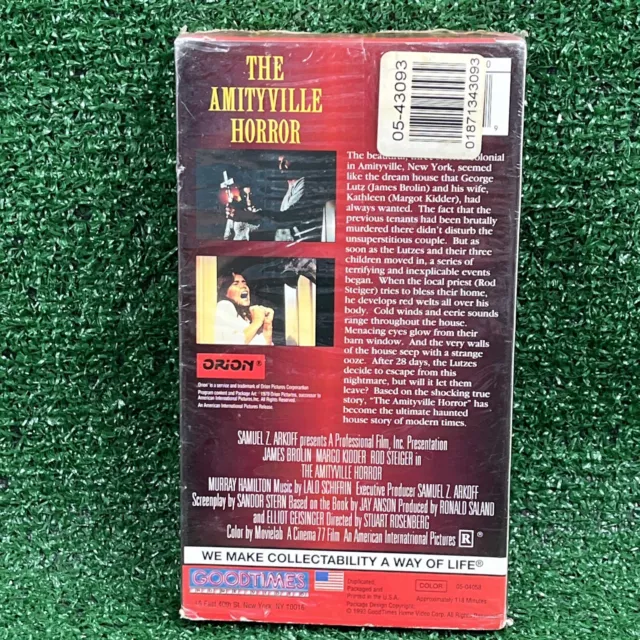 LOT OF 2 VHS Horror Movie Tapes: Stephen King IT & The Amityville ...
