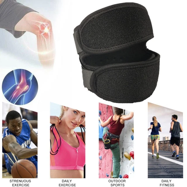 Einstellbare Kniestütze Patella -Gurte Neoprene Brace Sport I9E7 P8 Wächter L0P4