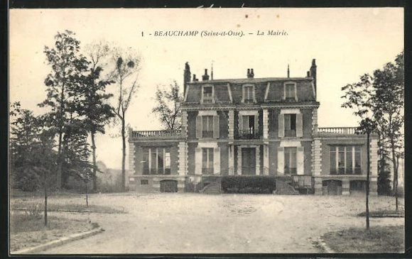 CPA Beauchamps, La Mairie