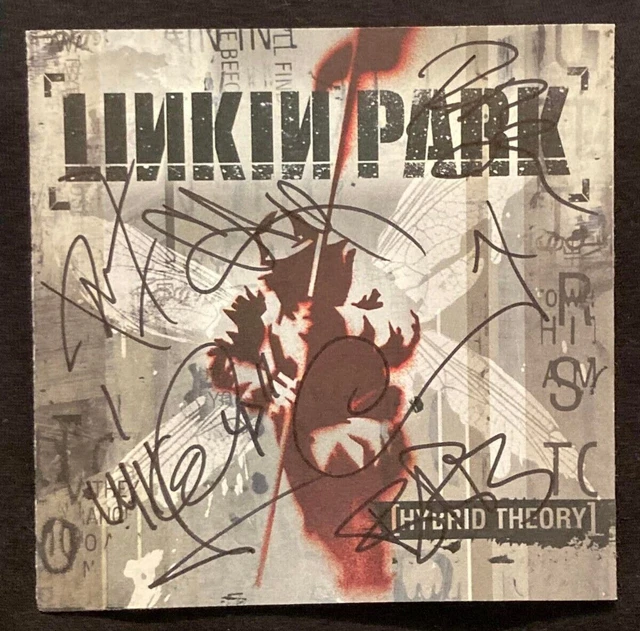 Linkin Park Band Signed Autograph Chester Bennington Rare Hybrid Theory Cd Art