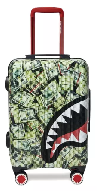 SPRAYGROUND MAMA I MADE IT SHARKNAUTICS HARDSHELL CARRY-ON LUGGAGE - Limited Ed.