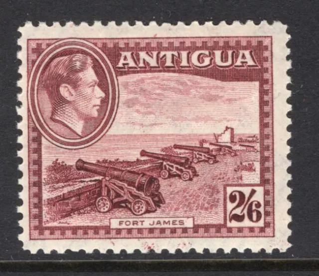 M22741 Antigua 1938 SG106 KGVI: 2/6d brown purple UMM, Cat £55