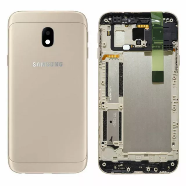 Samsung GH82-14891C coperchio batteria per Galaxy J3 J330F 2017 custodia oro nuovo