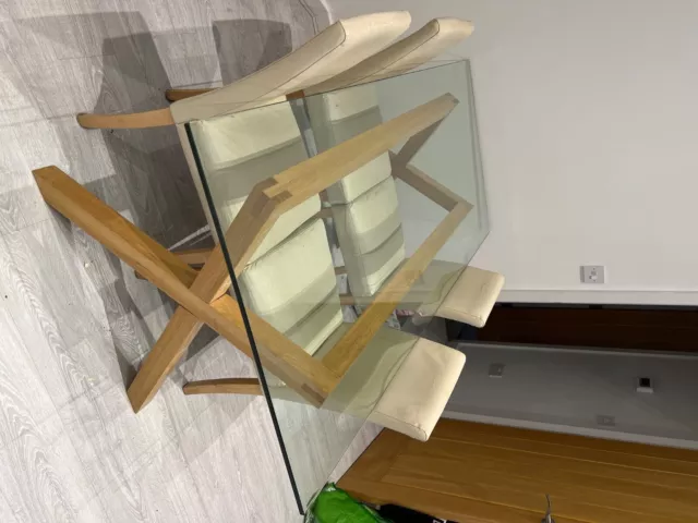 Habitat dublin discount glass table