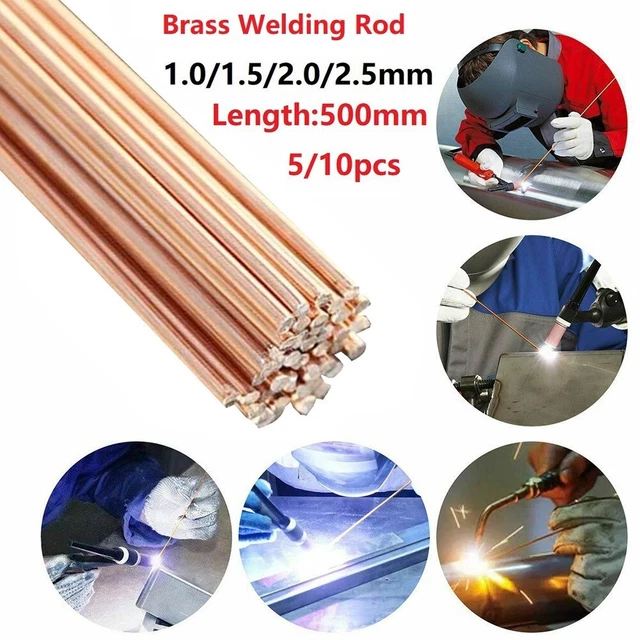Climatiseur Tuyau Cuivre Baguettes de Soudage Soudure 1/1.5 / 2/2.5mm 500mm Long