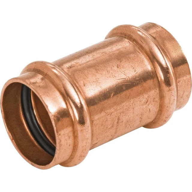 1 In. x 1 In. Press Copper Coupling without Stop 9020500PCU  9020500PCU 1 In. x