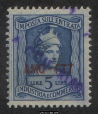 Trieste Industry & Commerce Revenue Stamp, FTT IC101 right stamp, used, VF