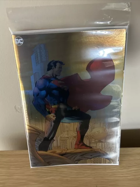 Superman #7 #850 Jim Lee Icons Series Superman Gold Foil Variant DC COMICS New