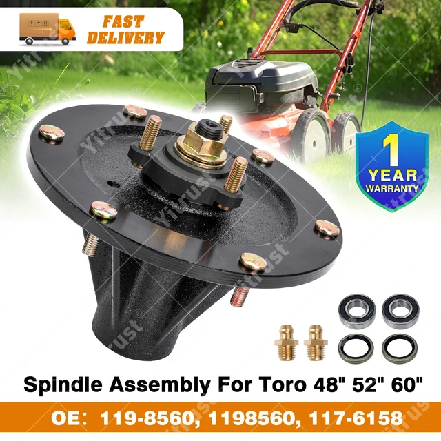 Genuine OEM Toro Spindle Shaft Assembly (105-1686) - Replaces 106-0800, 51-3551