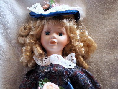 Emerald Doll Collection Porcelain Doll   Hand Painted