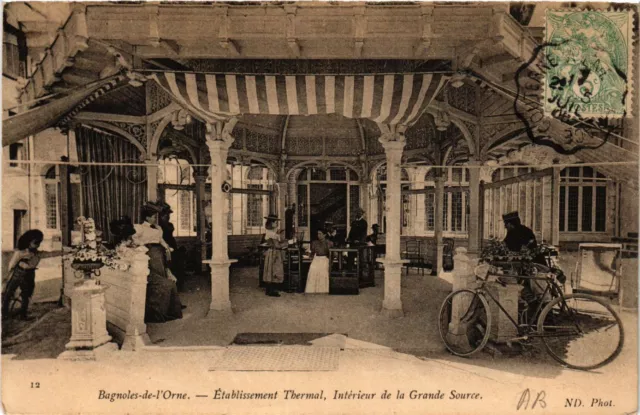 CPA BAGNOLES-de-l'ORNE - Établissement Thermal Intérieur de la Grande (435482)