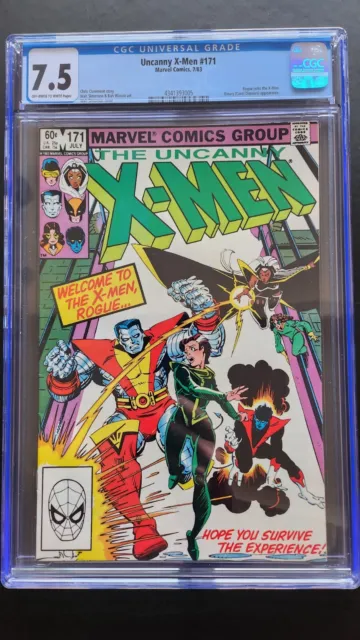Uncanny X-Men (Vol 1) #171 - CGC 7.5 (Marvel, 1983) - Direct Edition Fresh Slab
