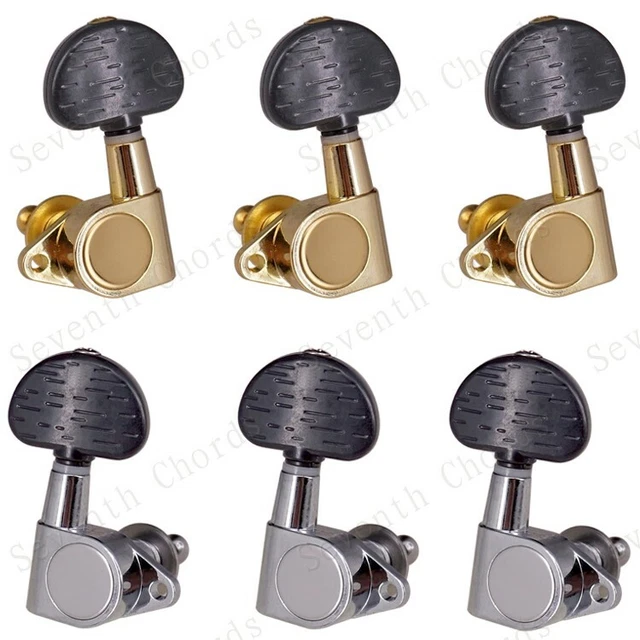 FOLK TUNER RIGHT Angle Fully Enclosed Electric Guitar Strings Guitar