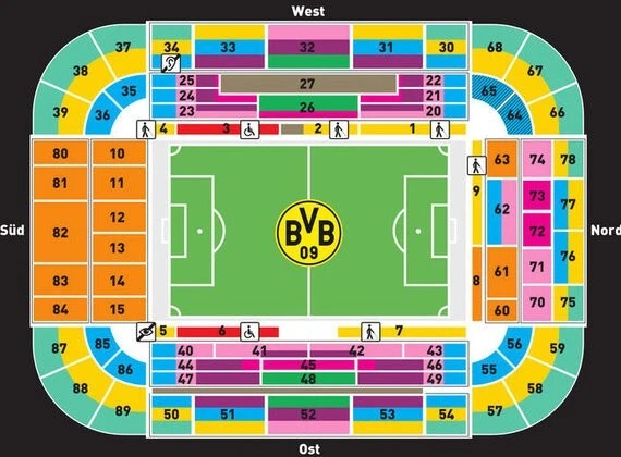 2x Tickets Borussia Dortmund - Union Berlin - 7. Reihe Block 55