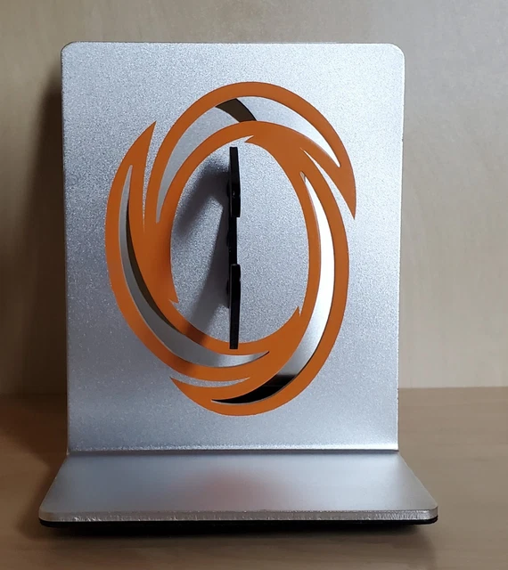 Portal 2 ThinkGeek Rare Video Game Bookends Aluminum Metal Book Ends 3