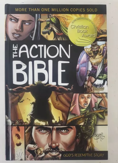 The Action Bible by Doug Mauss (2010, Hardcover) New Factory Wrapped