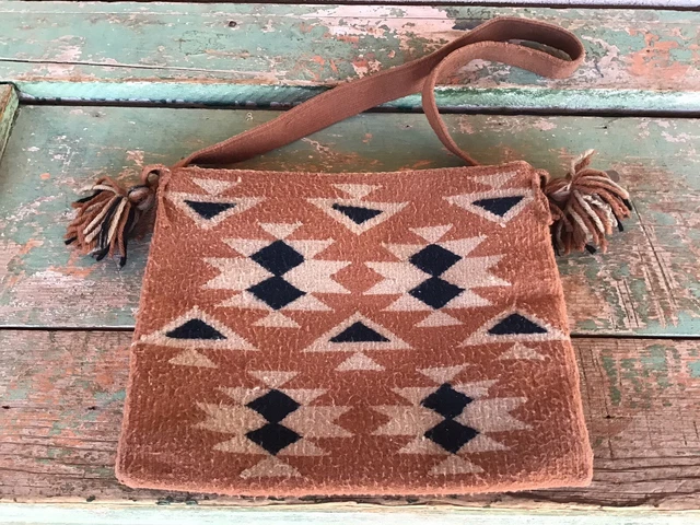 Vintage Navajo Woven Shoulder Bag N R.
