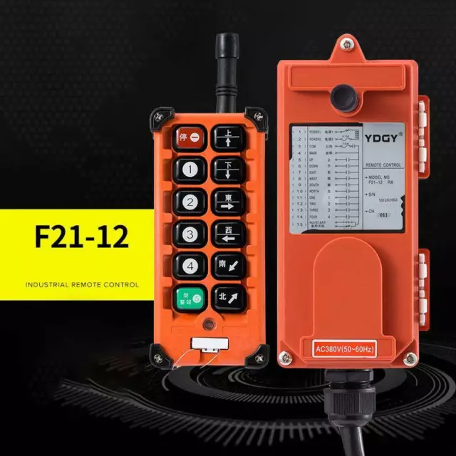 AC380 F21-12 Telecomando wireless radio gru a sollevamento trasmettitore singolo