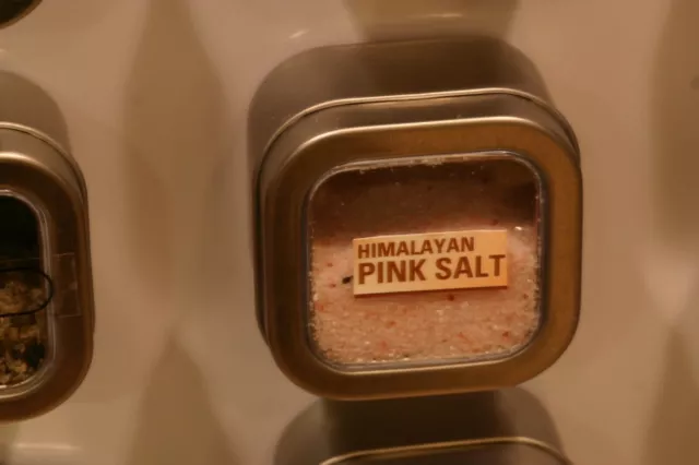 Himalaya-Rosa-Meersalz, feine grobe Körnung, 8 Unzen, 100 Pfund, in...