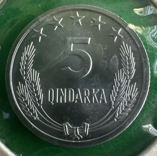 1964 Albania 5 Qindarka - UNC -  Aluminum - World Coin