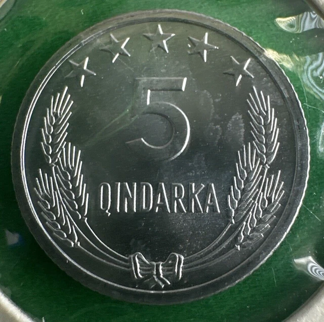 1964 Albania 5 Qindarka - UNC -  Aluminum - World Coin