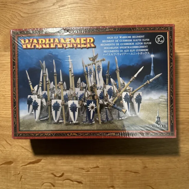 Warhammer Fantasy - Hochelfen Speerträger / High Elf Warriors - Sealed - NEU