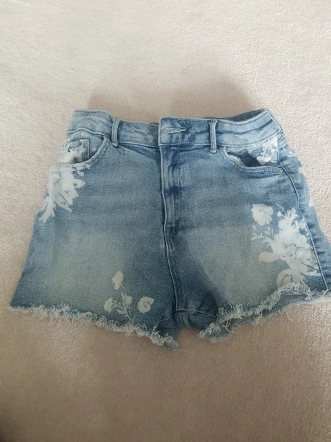 Pantaloncini denim per ragazze River Island età 11-12 anni neri