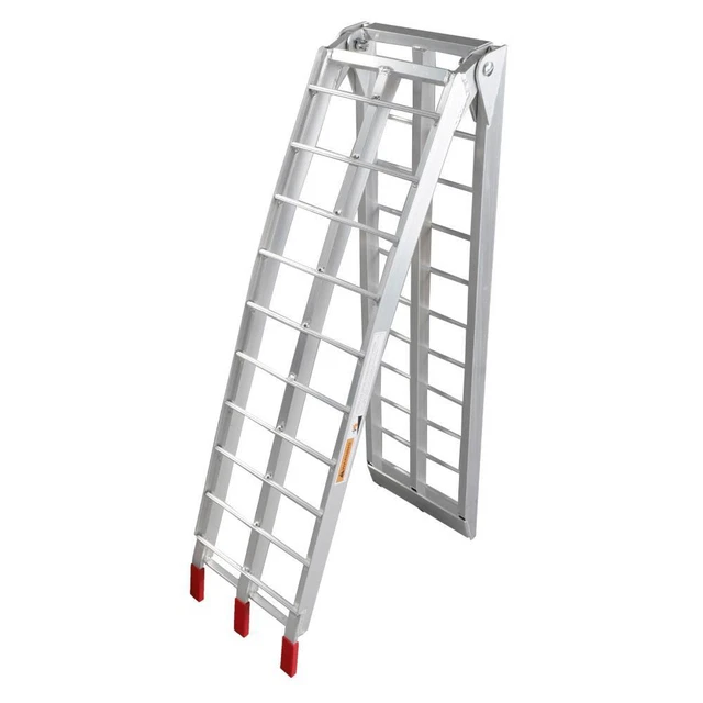 Aluminum 7.5 Feet Folding ATV Loading Arched Ramp For Motorcycle Truck
