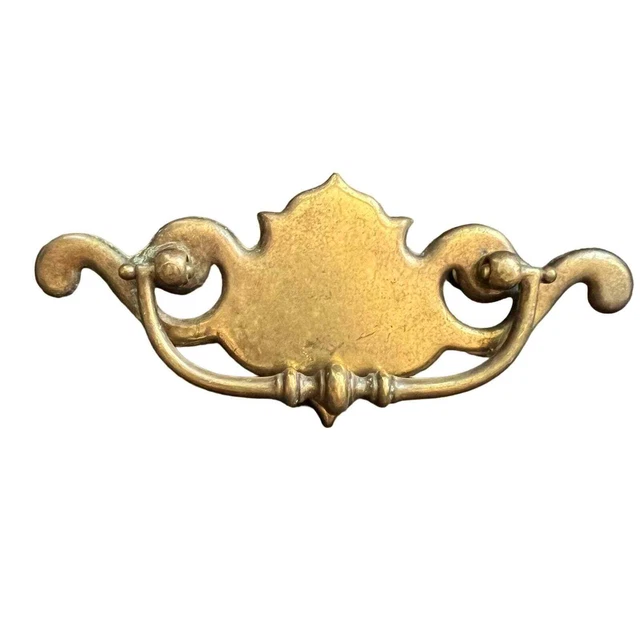 Vintage Chippendale Brass Bail Drawer Pull handle