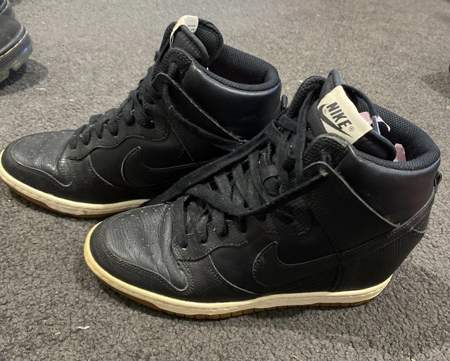 nike womens dunk sky high hidden wedge heel
