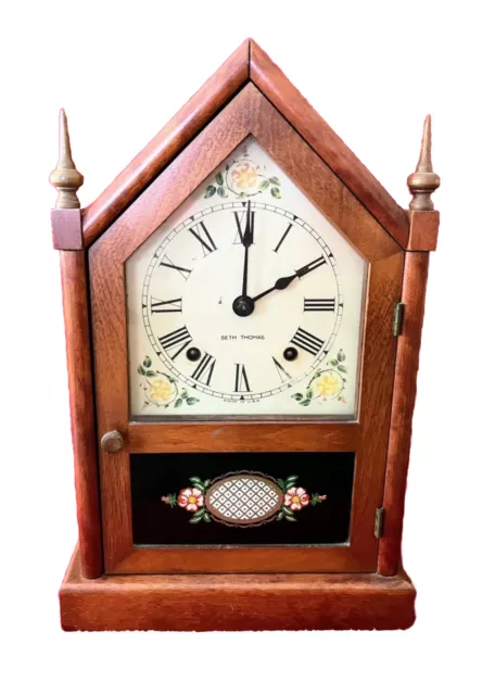 Seth Thomas Sharon Cathedral  Mantel Clock Vintage Very Old