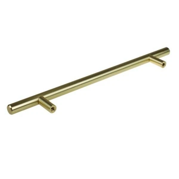 x 8 Satin Gold Handle Bars Cabinet Drawer Pulls (CC 7inch / 178mm) GlideRite 2