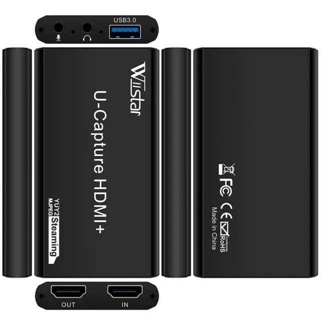 4K Audio Video Capture Card USB3.0 HDMI Video Capture Device Full HD 1080P 60FP