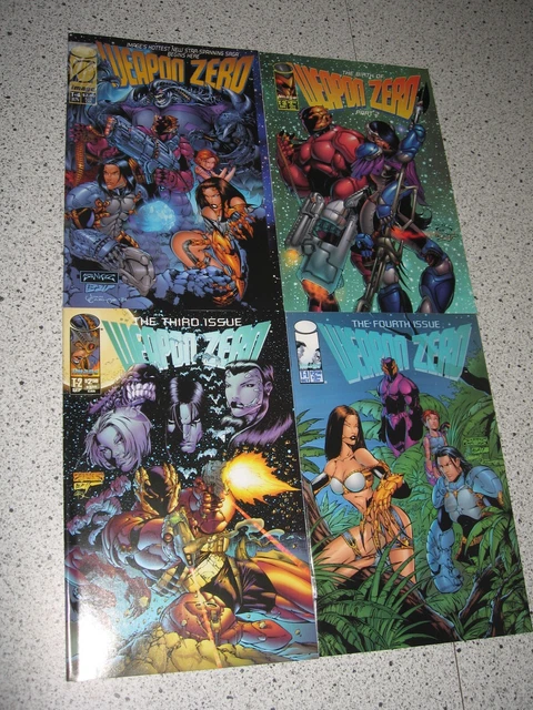 Image Weapon Zero Comic Book Series Collection Lot Top Cow Sexy Sci Fi (1995-97) 2