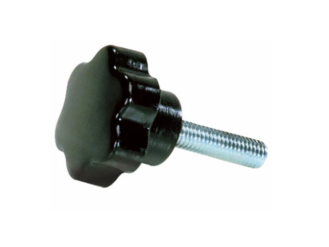 4 set di manopole di serraggio zigrinate vite a testa zigrinata M6x40mm