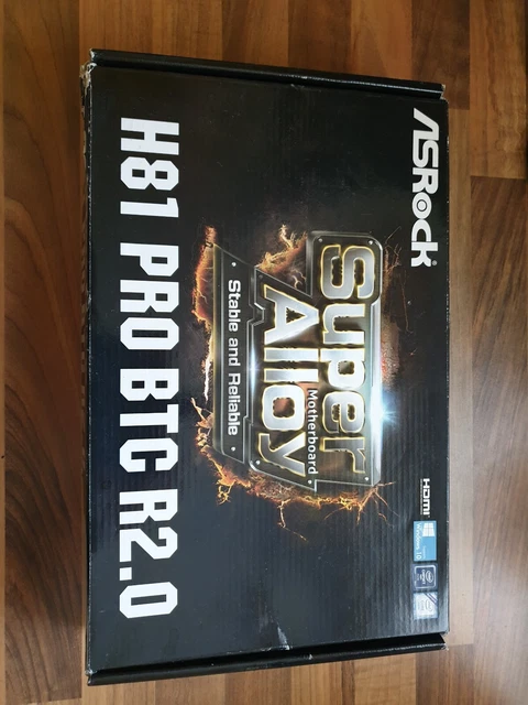 ASROCK H81 PRO BTC R2.0 Intel H81 LGA 1150 (Socket H3) ATX Mining ...