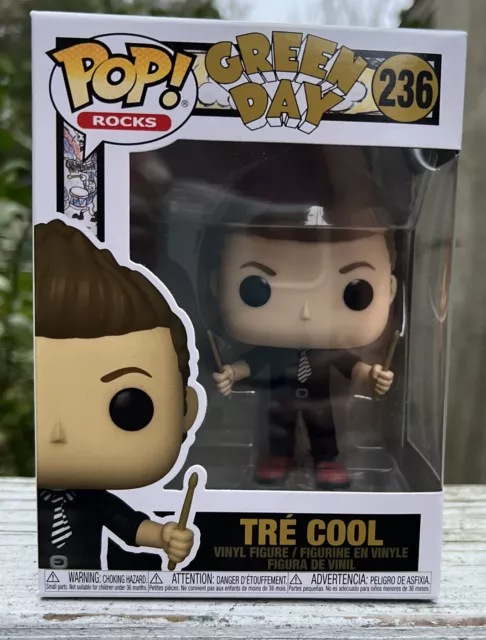 Funko POP! Rocks - Green Day Vinyl Figure - TRE COOL #236 - Mint + Protector
